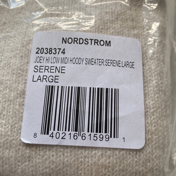 StitchDrop Women's Joey Hi-Low Pocket Hoodie Midi Dress In Serene, Size L, NWT - Picture 6 of 11